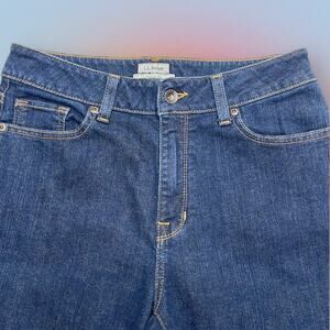 LL BEAN Women’s 6 REGULAR FIT Blue Jeans